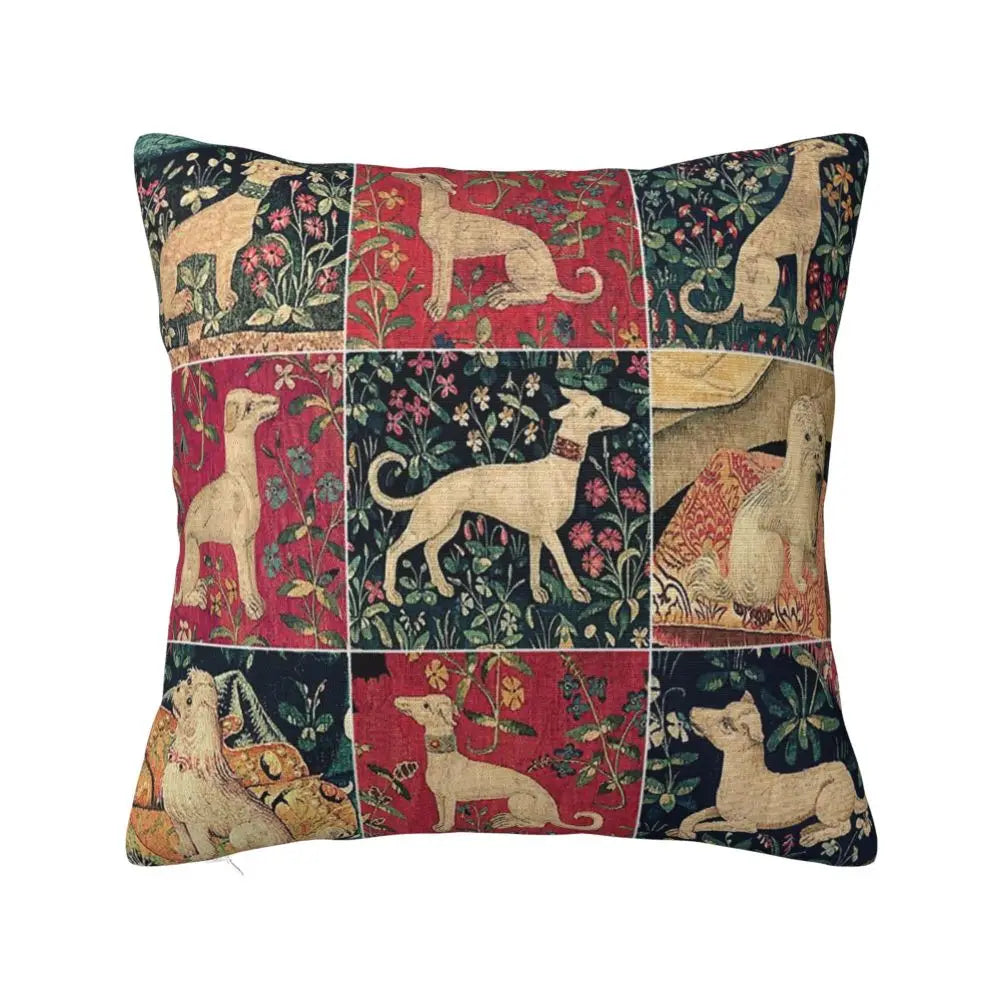 Custom Cute Whippet Greyhound Pillow Case Decor Home Hound Dog Luxury Cushion Cover Car Pillowcase