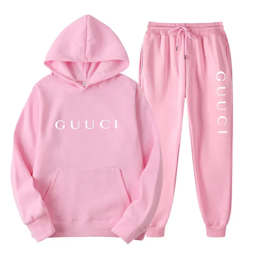 Ensemble de jogging à capuche casual sport Printemps/Automne collection 2025