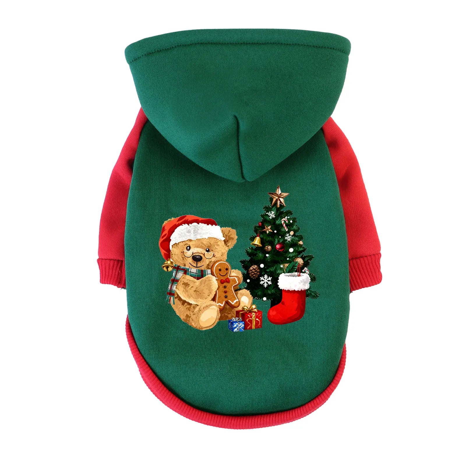 XS-3XL Pet Christmas Clothing, Cat & Dog Winter Warmth  Sweatshirt For Celebrating Christmas Party