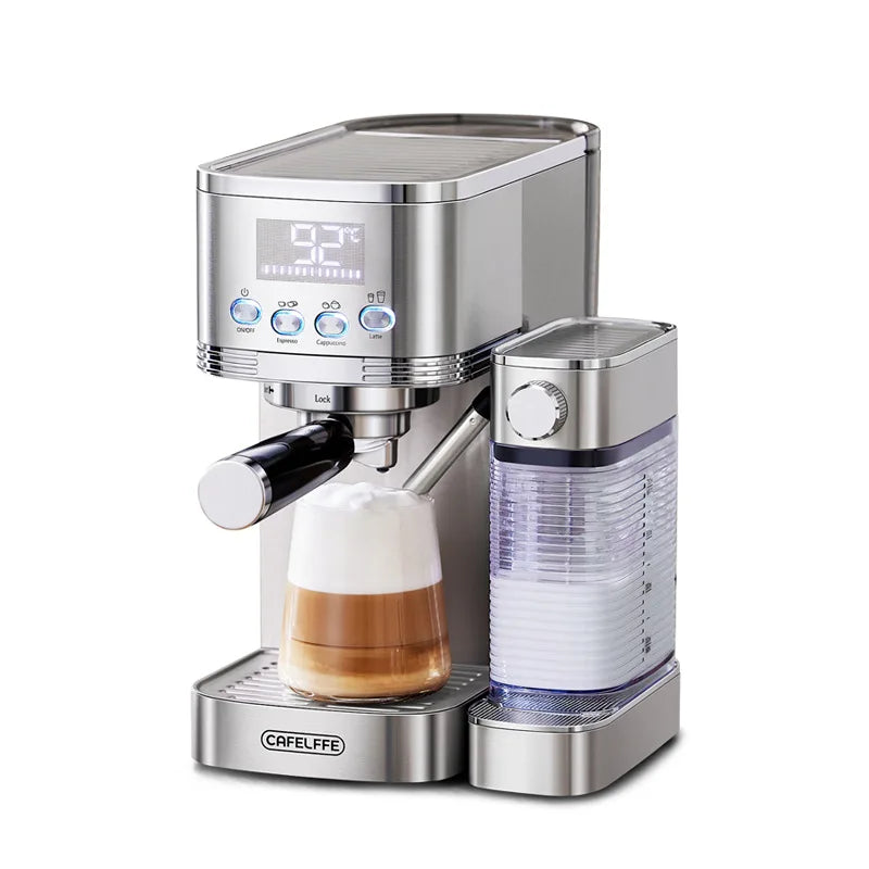Automatic Coffee and Milk Frother All-in-one Machine 20bar Household Small Espresso Coffee Machine Multi-function Coffee Maker