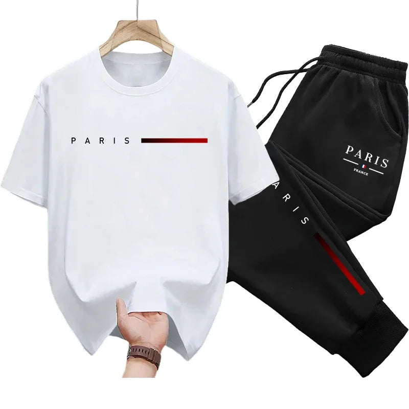 Ensemble 2 pièces Pantalon & T-shirt de survêtement PARIS Collection 2025