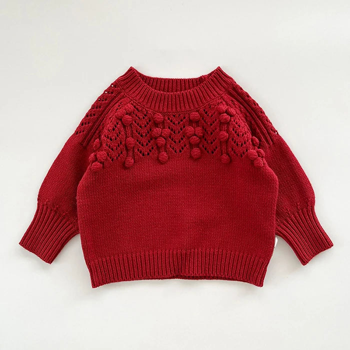 2025 New Autumn 0-3Yrs Children Clothes Suit Long Sleeved Knitted Pullover Sweater+PP Shorts Toddler Baby Girl Clothes Set