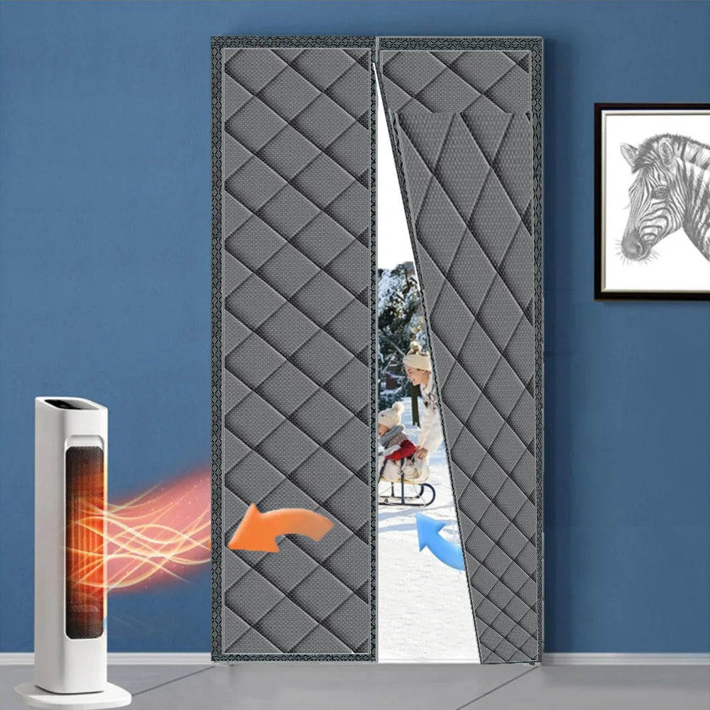 Winter Door Curtain Cotton Household Thick Curtain Insulation Partition, Environmentally Friendly Insulation,cold Air Insulation