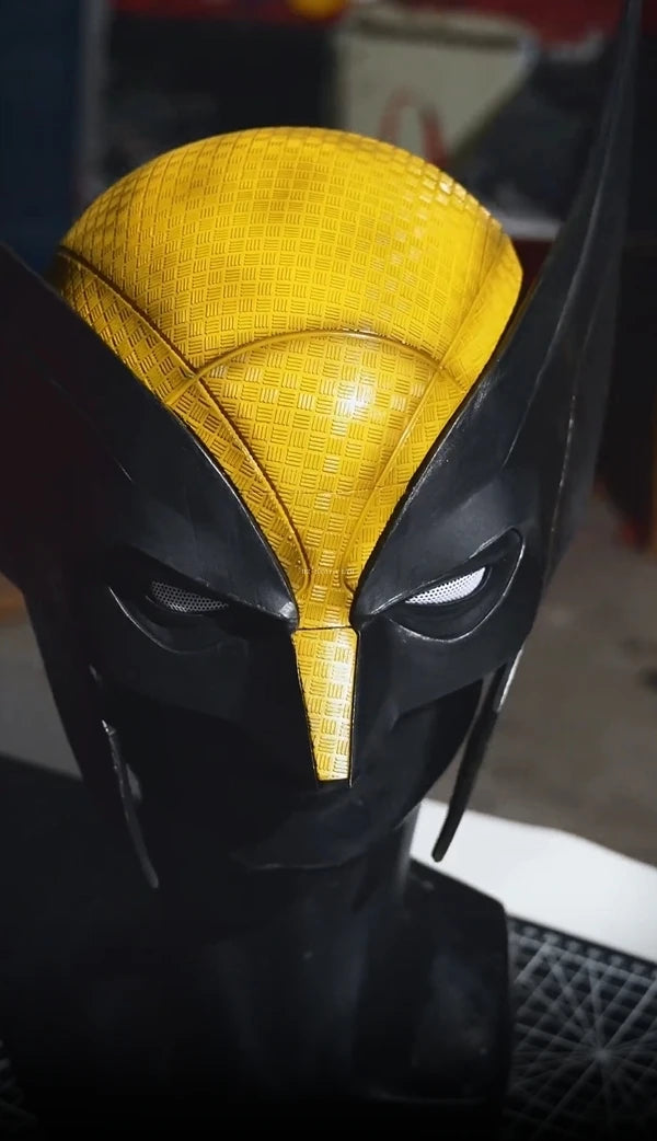 mar-vel Damaged Wolverine Mask with Magnatic Eyes 1:1 3D Resin Halloween Cosplay Mask Wolverine Helmet Cos masque for Gift