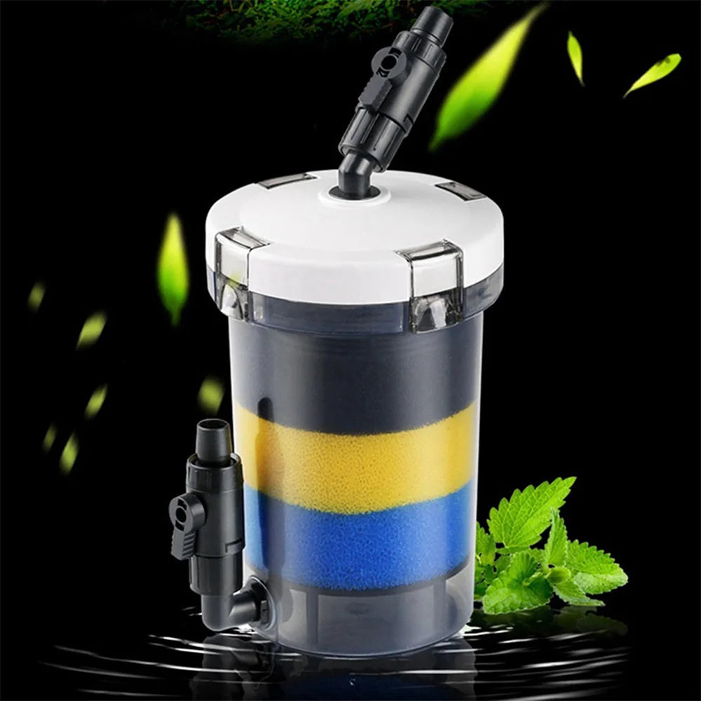 SUNSUN Outside Filter Barrel Silent Filter Barrel Aquarium Filter Pump Fish tank External Filter Fish Tank Accessories HW-602B