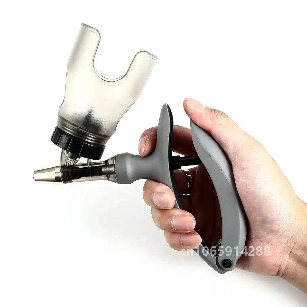 1 Pc 2/5ml Poultry Automatic Syringe With Scale Adjustable Continuous Animal Injector Vaccine Injection Veterinary Tools