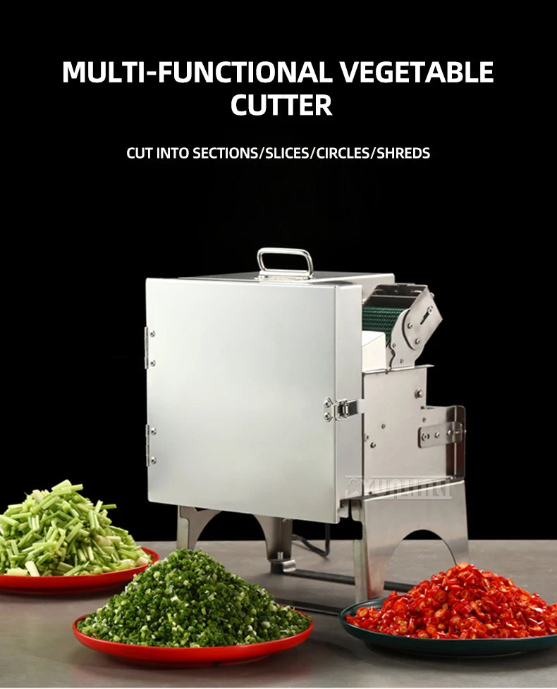 Commercial Food Chopper Green Onion Cutting Machine Pepper Slicer Kchenny Wielofunkcyjny