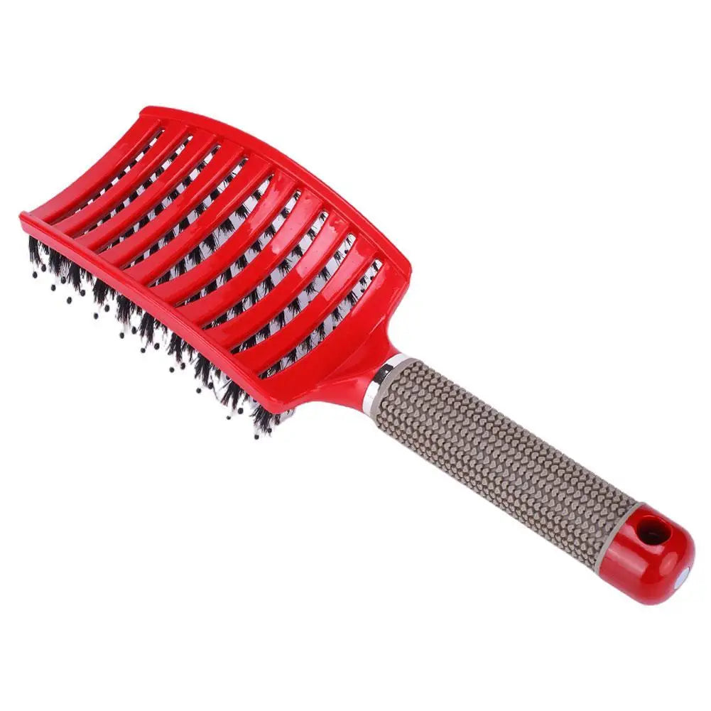 Brosse à cheveux bouclés .