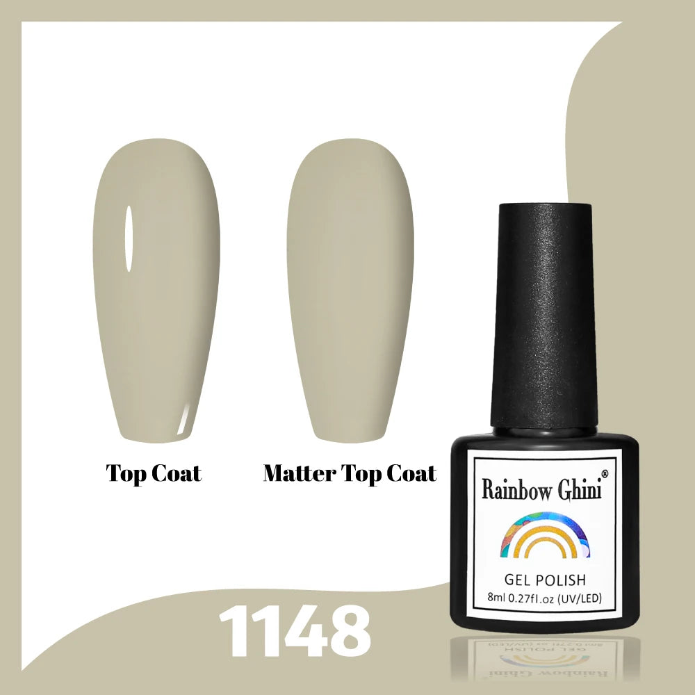 Gel Vernis à ongles semis permanents Paillettes 8Ml 150 couleurs