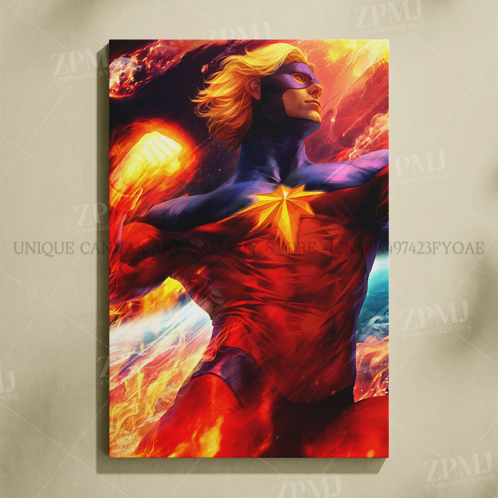 Marvel Comics Female Characters Canvas Pictures Home Decoration Paintings Poster HD Prints Wall Art The Avengers Room Frameless