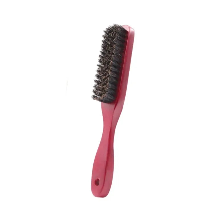 Brosse de coiffeur à poils de sanglier pour le coiffage et le nettoyage Rendre les cheveux et la barbe brillants