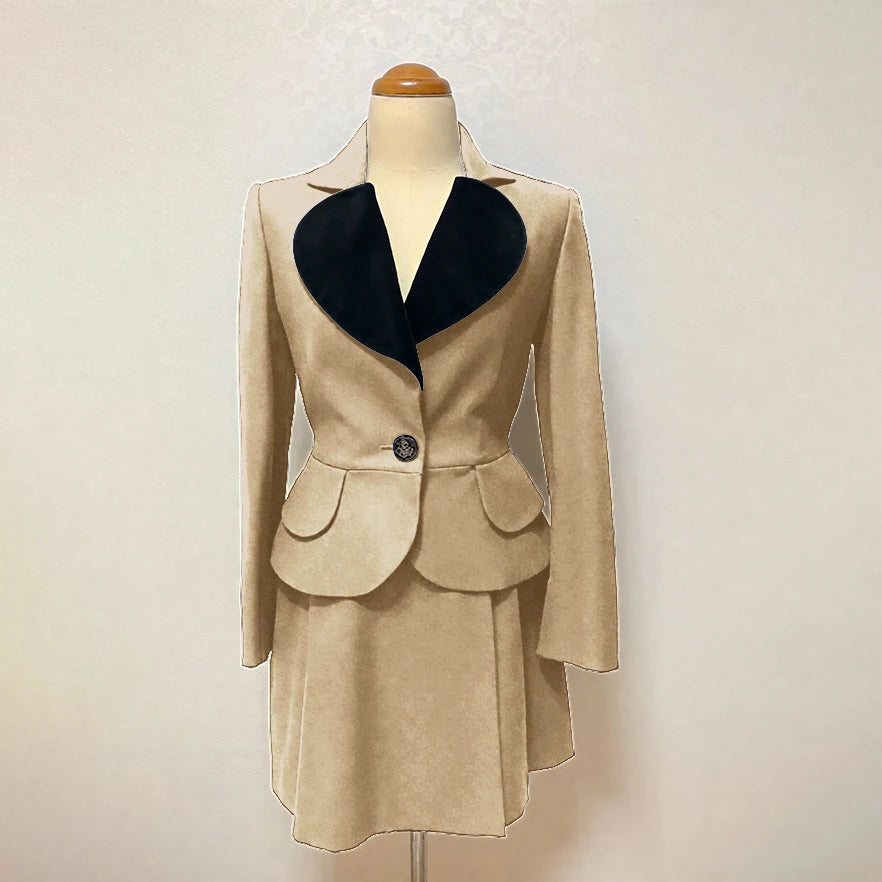 Costume 2 pièces personnalisé slim sweet