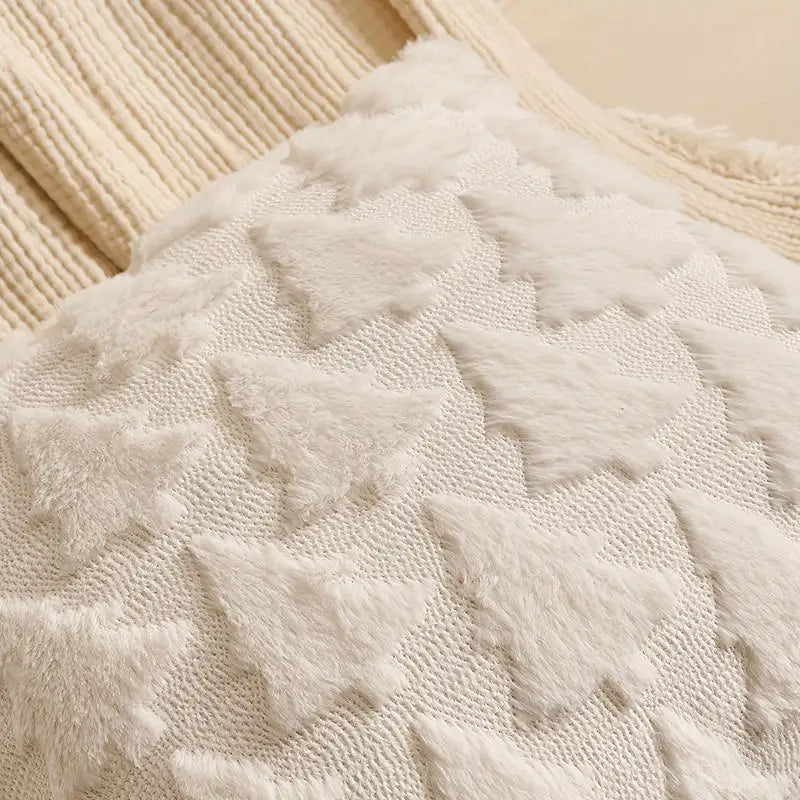 Runtow 45x45cm Christmas Tree Pattern Pillow Cases 2025 Merry Christmas Decor for Home Xmas Gifts New Year Sofa Decor Navidad