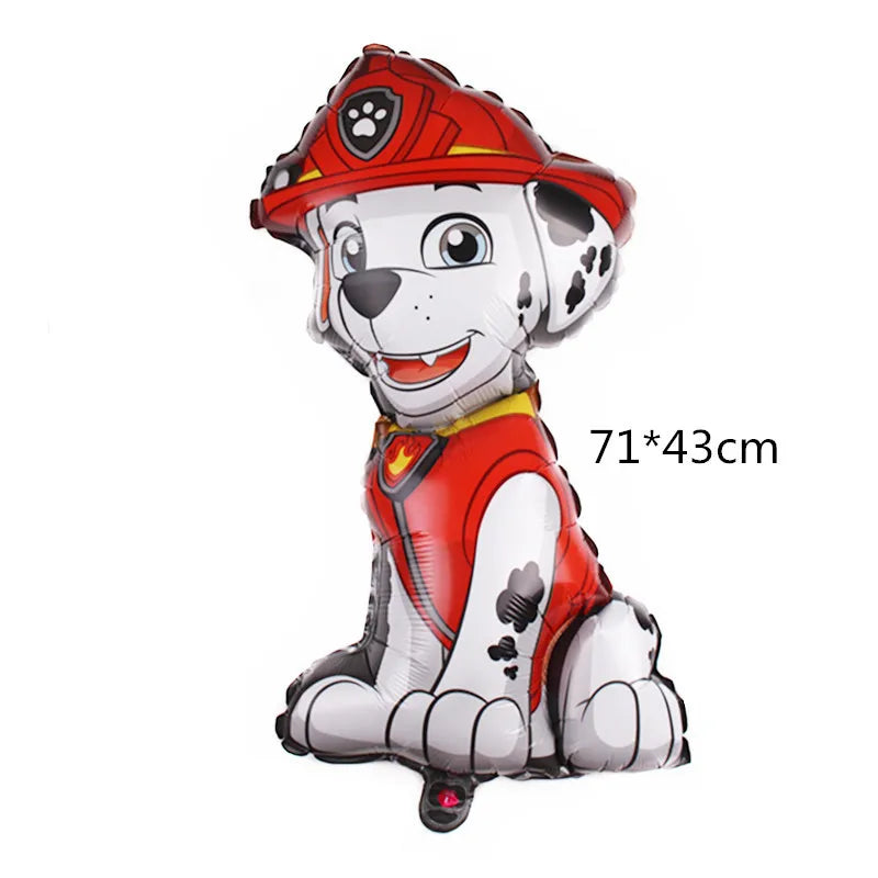 PAW Patrol Birthday Decor Foil Balloon Paw Patrol Party Supplies Toys Children Birthday Party Decoration Supplies Baby Shower