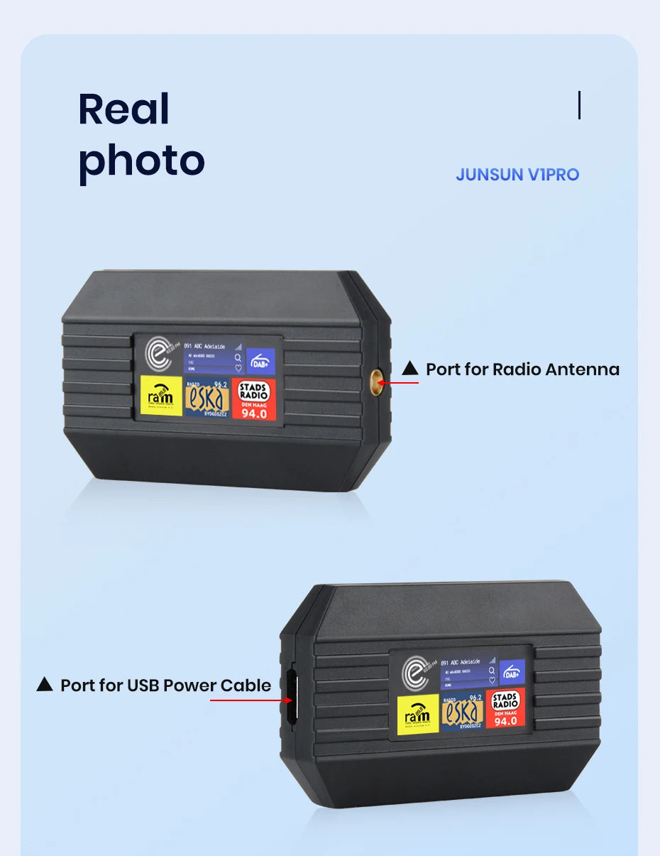 DAB + Antenna With USB Adapter For Car Radio Android GPS Signal Receiver For Junsun DVD Car Accessories