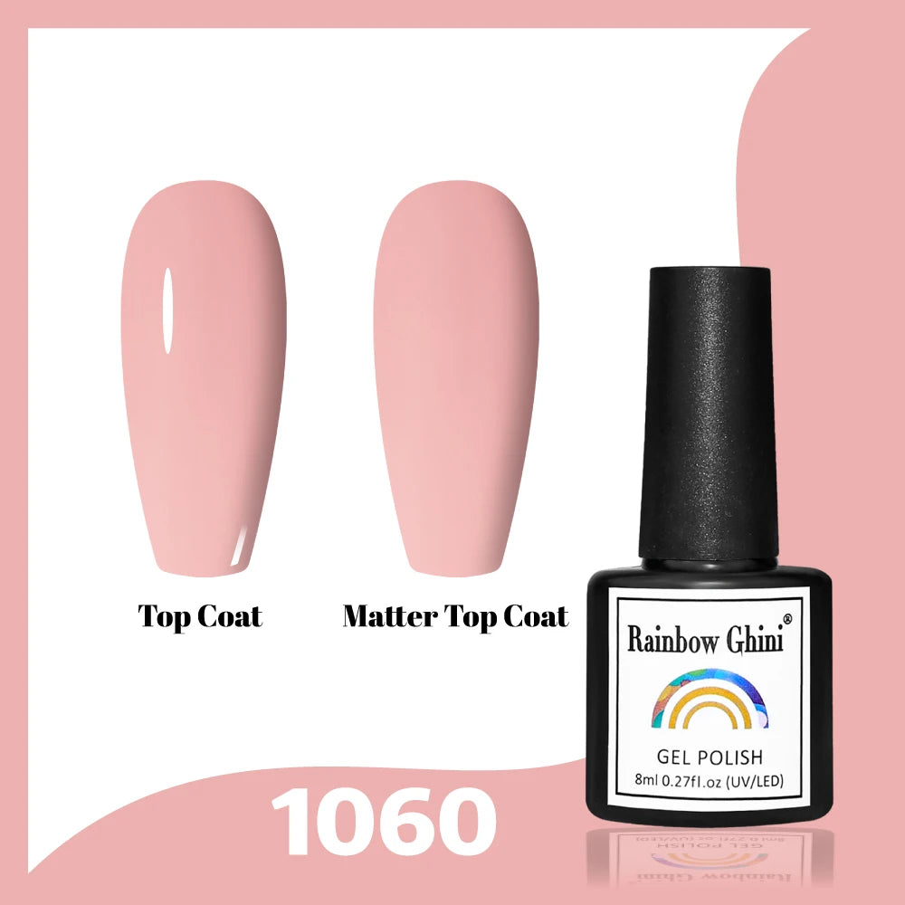 Gel Vernis à ongles semis permanents Paillettes 8Ml 150 couleurs