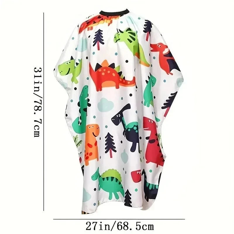 Cape de coupe de cheveux pour enfants  imperméable