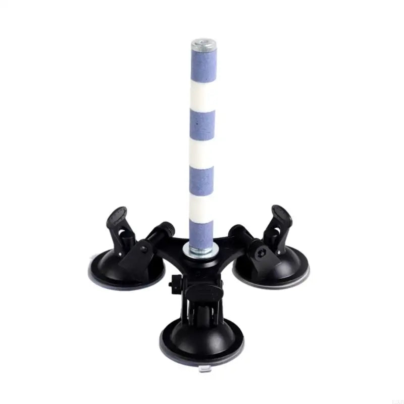 حامل مجثم الطيور المصنوع من السيراميك مع قاعدة شفط لطحن وخدش الببغاوات، لعبة مثبتة على النافذة والجدار