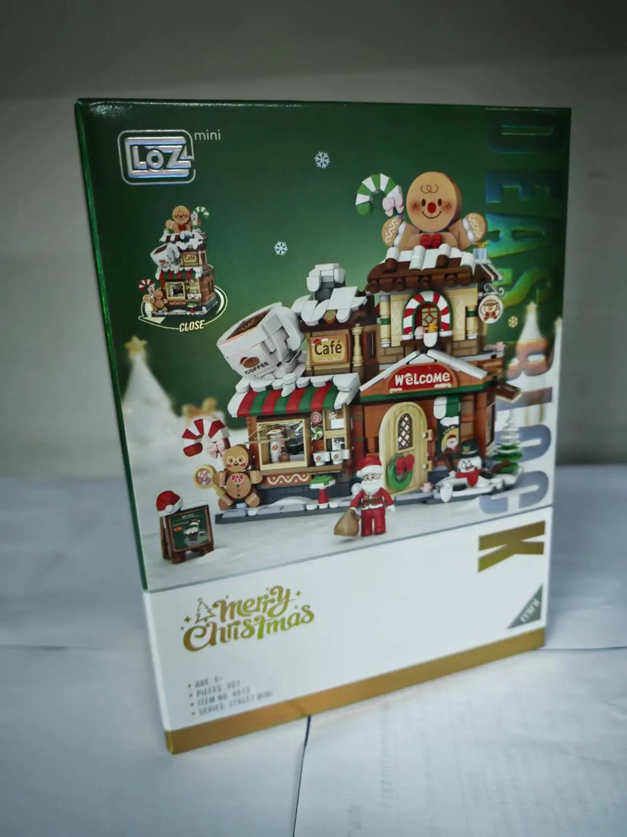 panda Building Blocks  toys  Ice cream Shop Retail Store Architectures model Assembly Toy Christmas Gifts for Adult