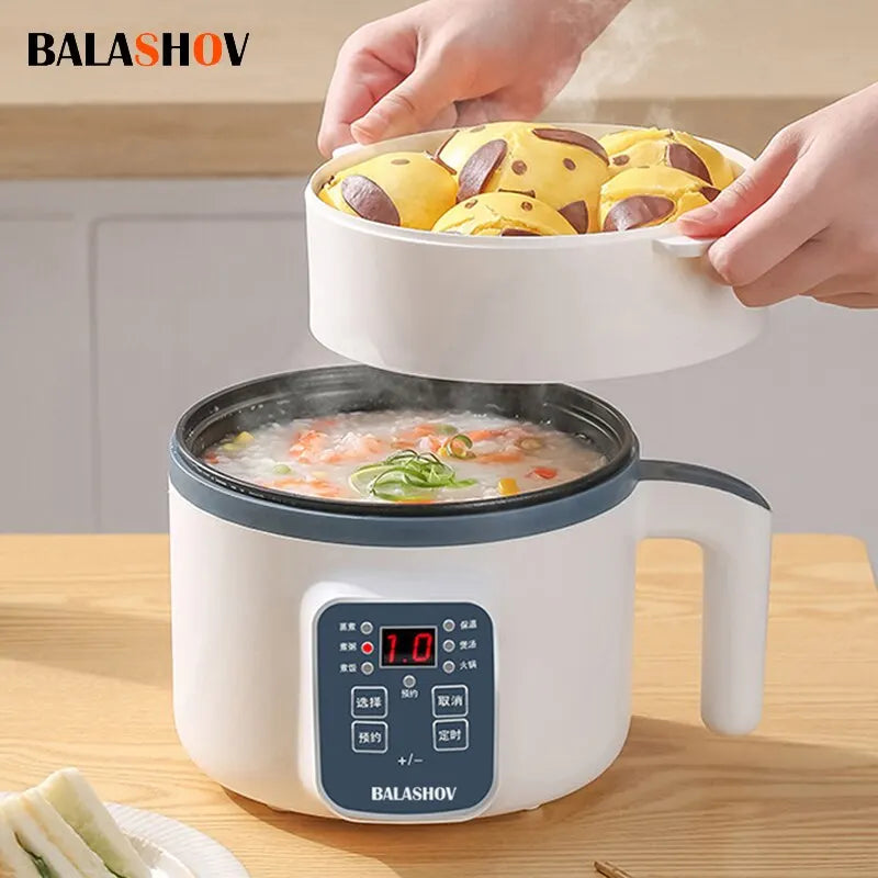 Digital Rice Cooker and Food Steamer | 220V Household Appliance with Dual-Layer Cooking