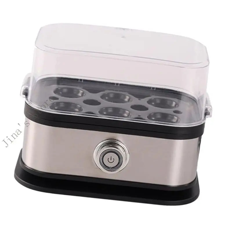 Electric Eggs Cooker Automatic Rapid Boiler 200W Stainless Steel Eggs Steamer with Warming Function Kitchen Accessory