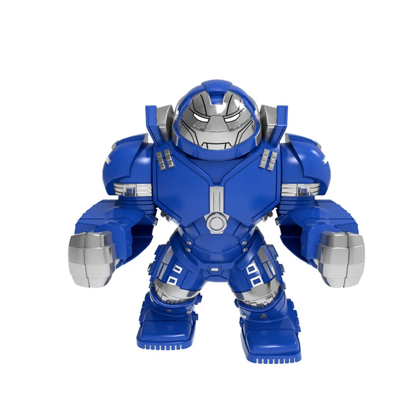 Hot Marvel movie Avengers DIY superhero 3D model character set building block assembly toy children's birthday gift boy girl