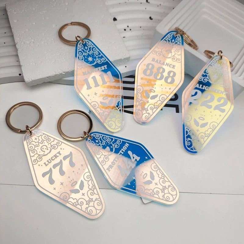 777 444 1111 888 222 تغيير الألوان والأرقام والأكريليك سلسلة مفاتيح هدية فندقية علامة سلسلة مفاتيح سلاسل مفاتيح مراوح مكتب الفندق شعار مخصص