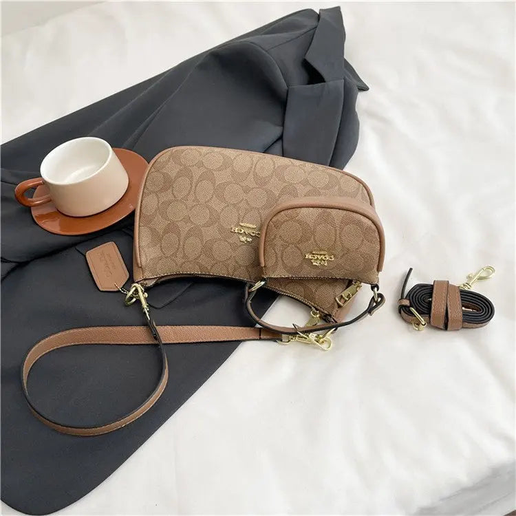 2025 Latest! Modern Vintage Cherry Crossbody - Mahjong - Style Chain Bag, Shoulder/Underarm Design, Women's Light Luxury