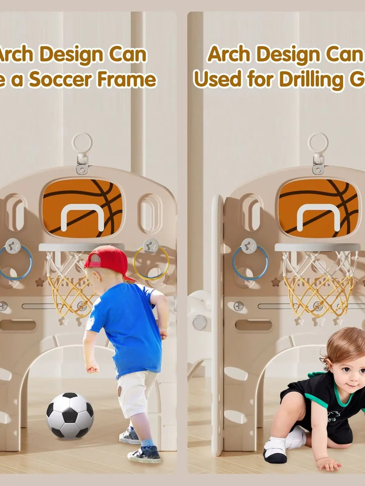 8 in 1 Children's Slide Mini Bus 2M HDPE Garden Slide - with Handrail Anti-Slip Gardens Tunnel Storage Space Indoor/Outdoor