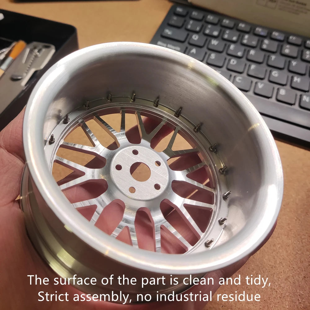 1/5 Car Model Metal Forged Assemble Refitting Wheel Hub  Creative Desktop Display  Personalized  Modification Toys Gift