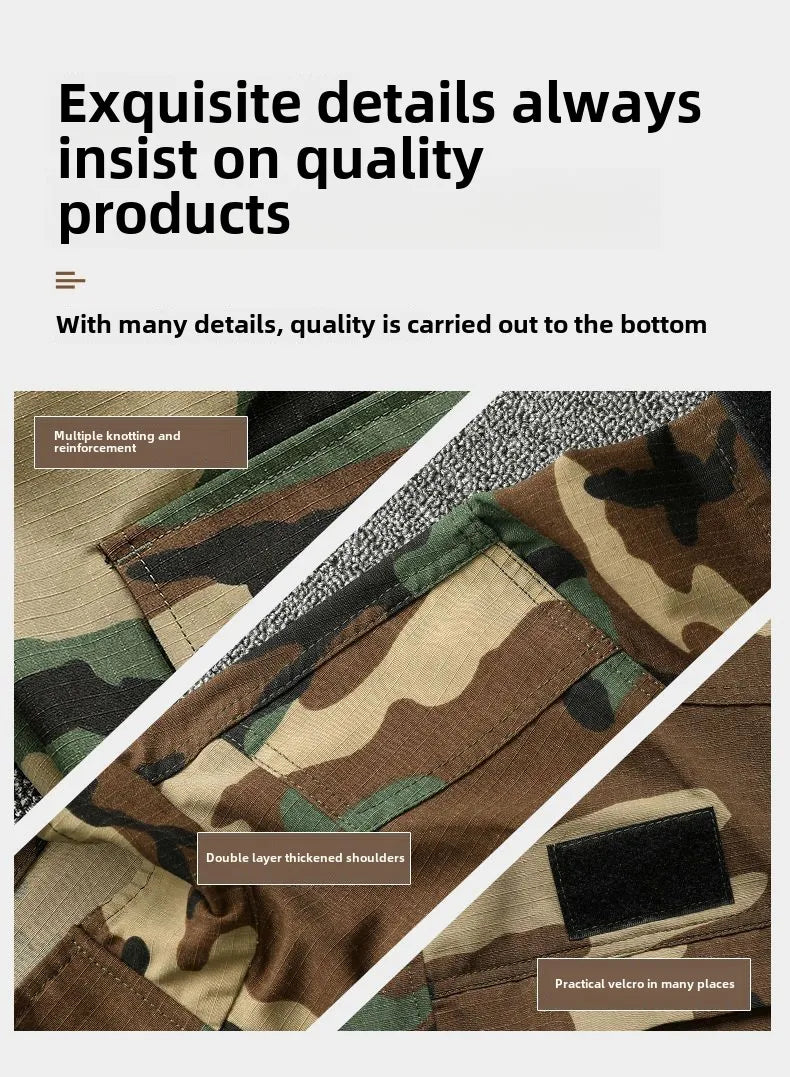 Ensemble de Travail Extérieur uniforme respirant  Camouflage Printemps