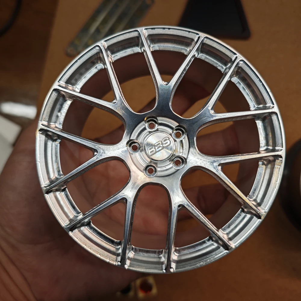 1/5 Car Model Metal Forged Assemble Refitting Wheel Hub  Creative Desktop Display  Personalized  Modification Toys Gift