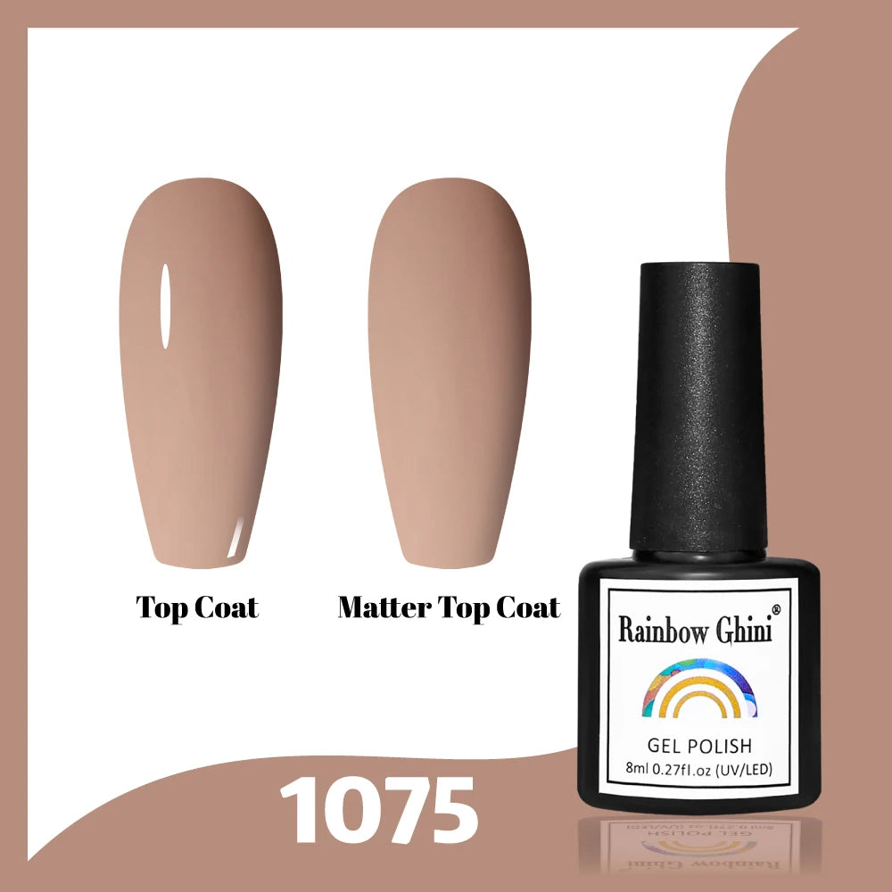 Gel Vernis à ongles semis permanents Paillettes 8Ml 150 couleurs