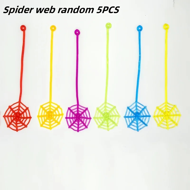 Funny Sticky Spider Web Toy  Favor Sticky Hands Toys Birthday Party Halloween Carnival Party Supplies Gift
