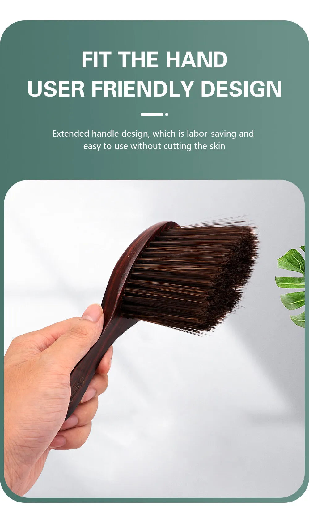 BARBERTOP Brosse à cheveux de nettoyage