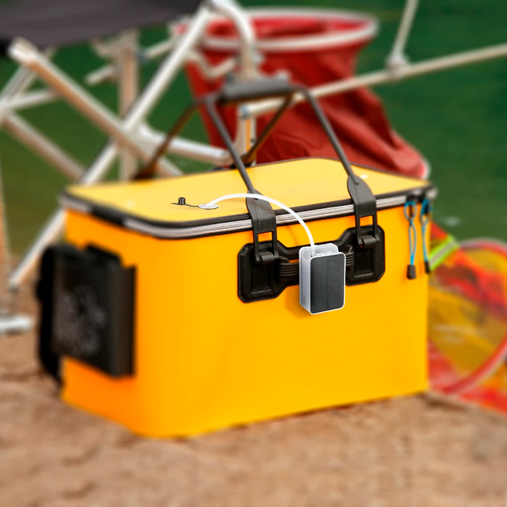 جهاز شحن يعمل بالطاقة الشمسية 5 فولت، مزود بأكسجين، وخزانات أسماك، ومضخة هواء لحوض السمك، ومضخة أكسجين للصيد، ومهوية مع أحجار هوائية