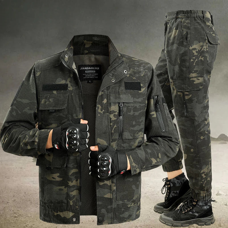 Ensemble de Travail Extérieur uniforme respirant  Camouflage Printemps