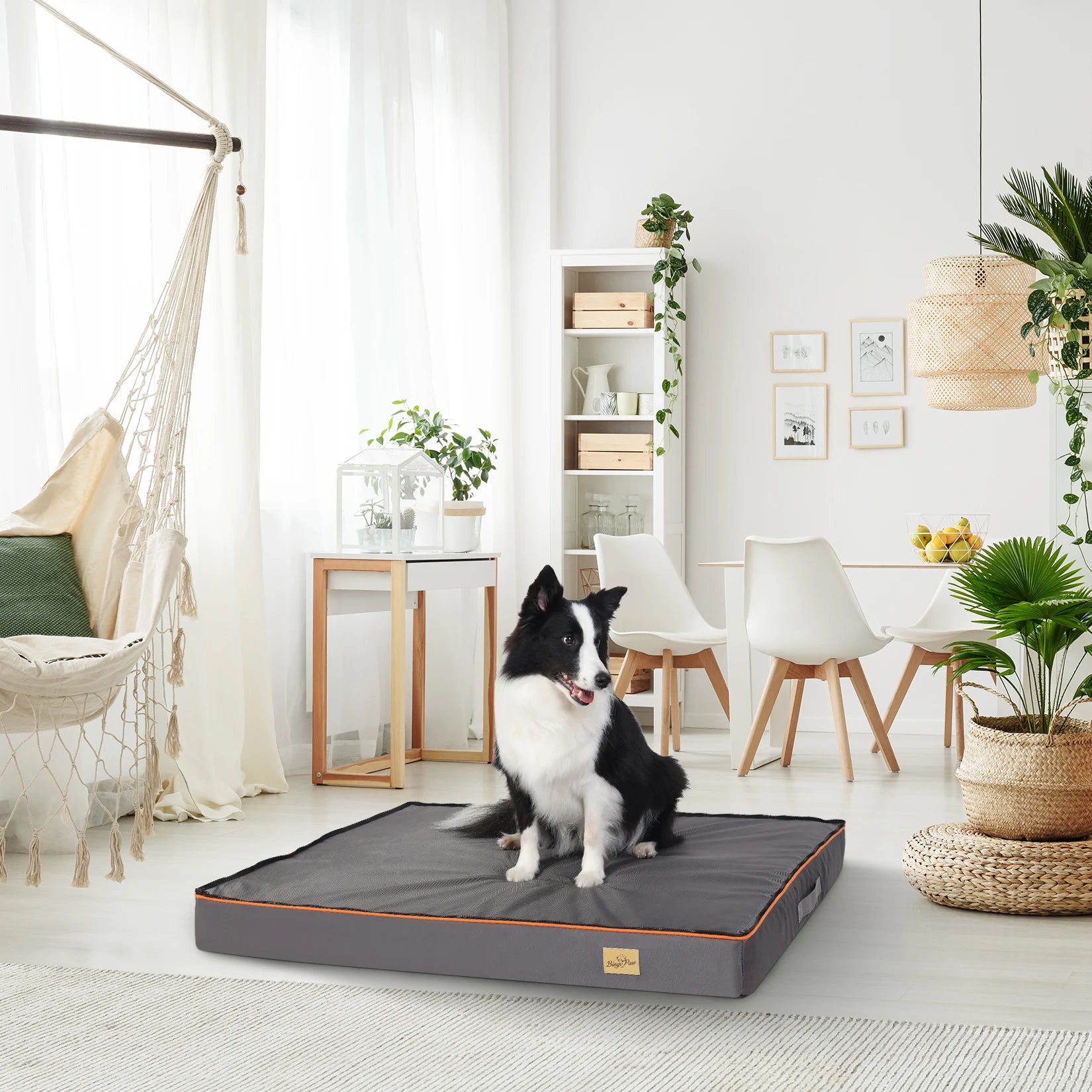 Dog Pet Bed Large Padded Orthopedic Dog Bed Foam Cushion Pets Pillow Bed with Washable Cover