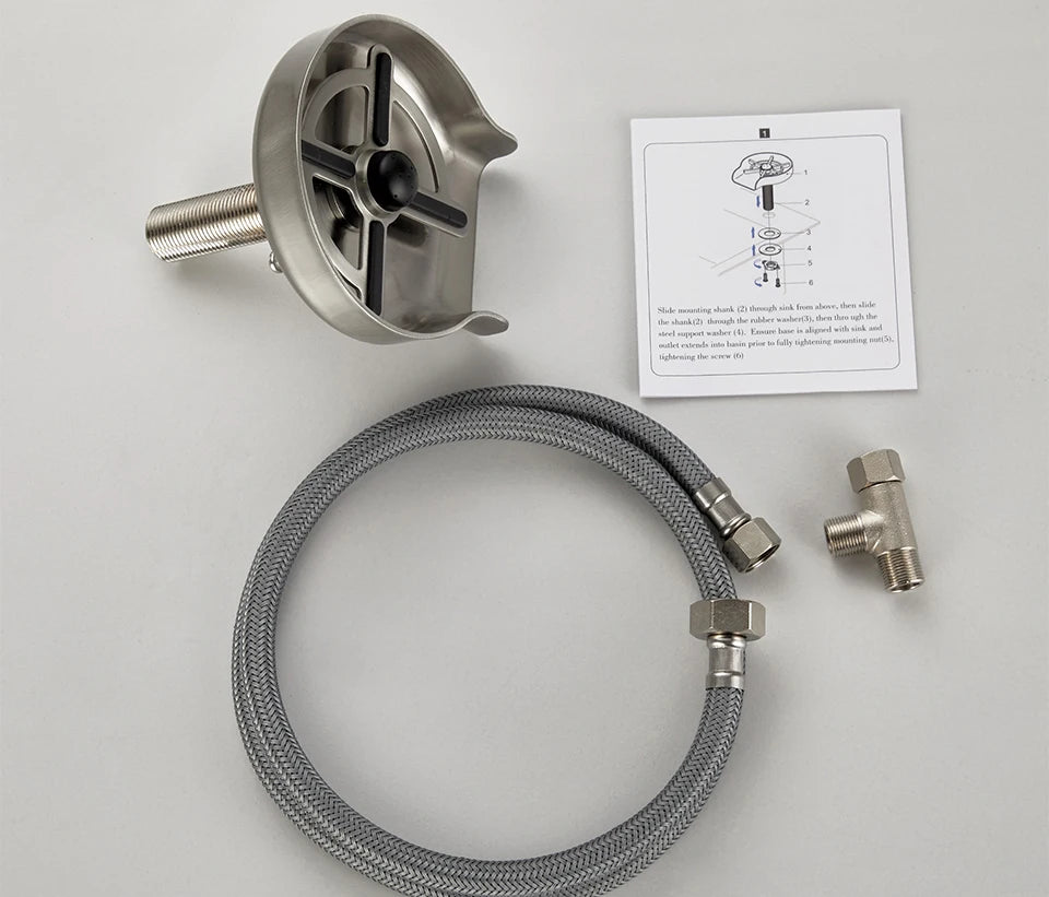 VGX Automatic Cup Washer Rinser Glass Cup Washer Bar Beer Milk Tea Cup Cleaner Faucet Stainless Steel 304 Kitchen Accessories