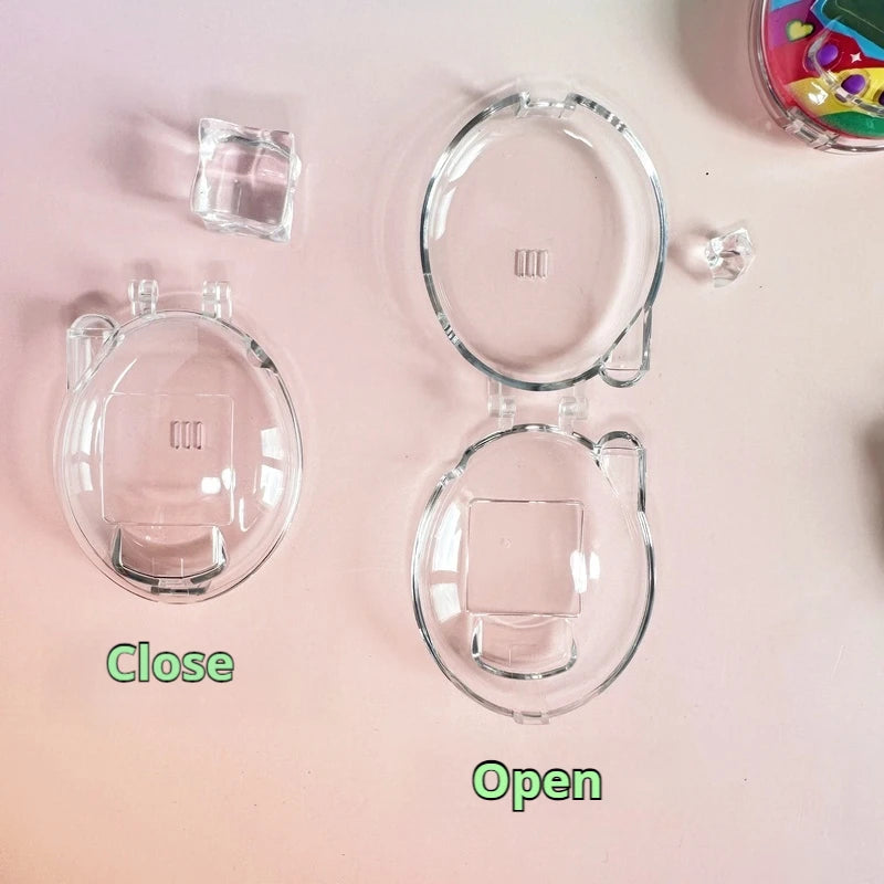 Protective Case Only For Tamagotchi Connection V3 Transparent Hard Shell Storage Box Dustproof Decor Kid Toys Present