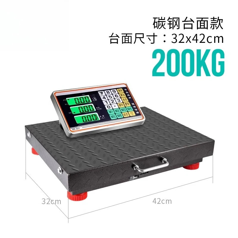 Suitable for portable wireless portable electronic scale Bench scale 300kg separate small scale 600kg