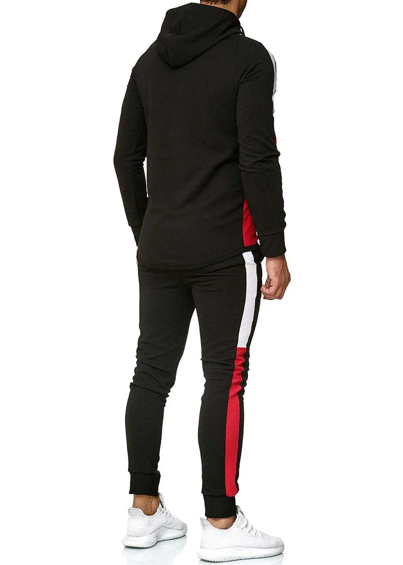 Ensemble de survêtement mode rayé personnalisable