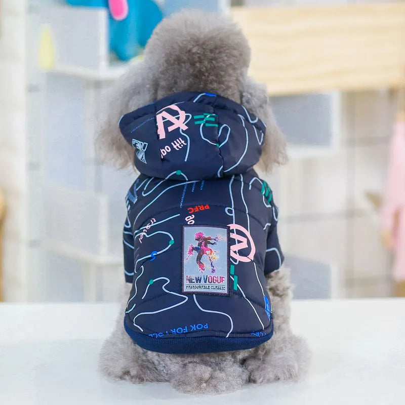 Pet Dog Fashion Winter Coat Small Dog Warm Jacket Stylish Comfortable Insulation Clothing Chihuahua Teddy Poodle Pet Clothing