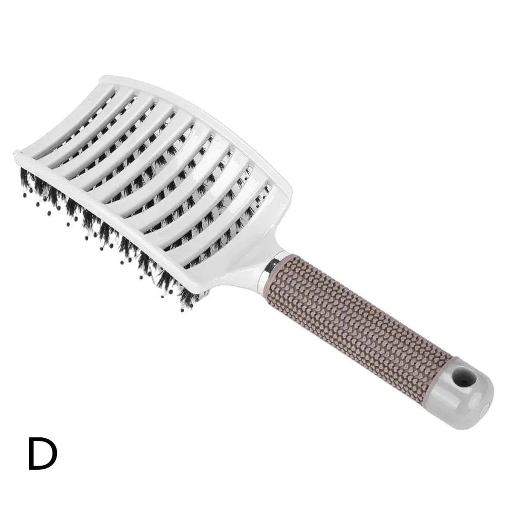 Brosse à cheveux bouclés .