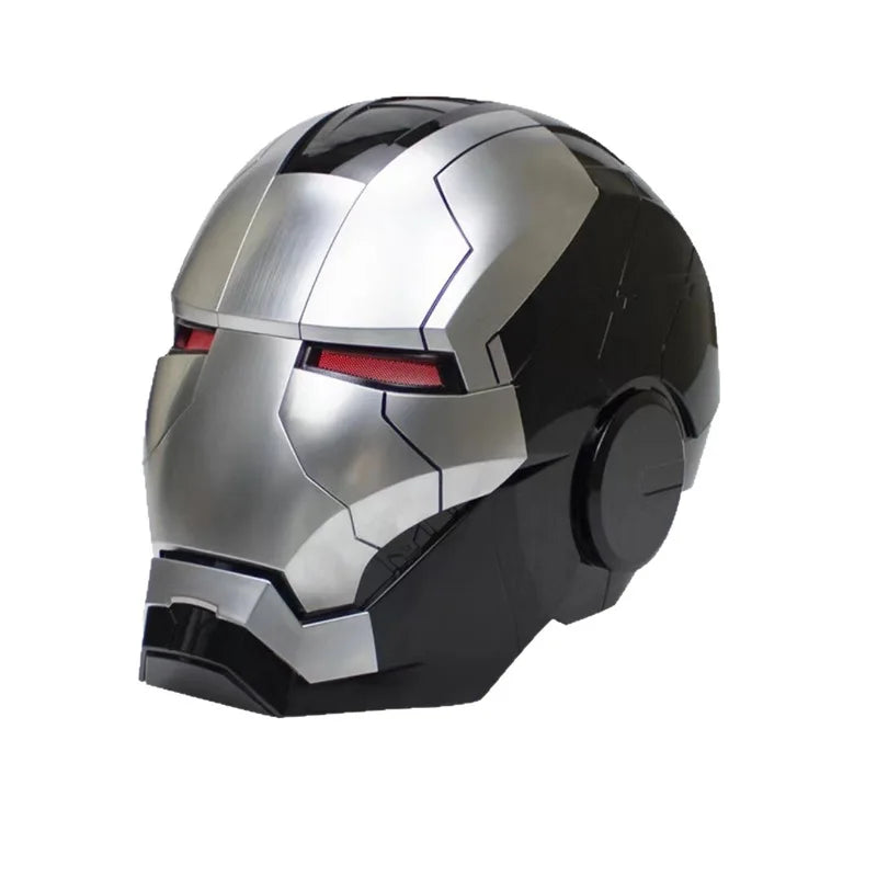 2025 New Marvel Iron Man Helmet Black Gold Black Silver Electric Helmet Voice Controlled Voice Machine Face Mask Toy Birthday Gi