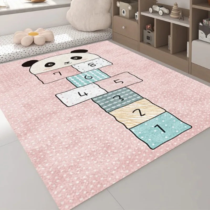 Toddler ABC Play Mat Learning Carpet Rug for Preschool Classroom Reading Nook Nursery Home Decoration Educational Cartoon Design