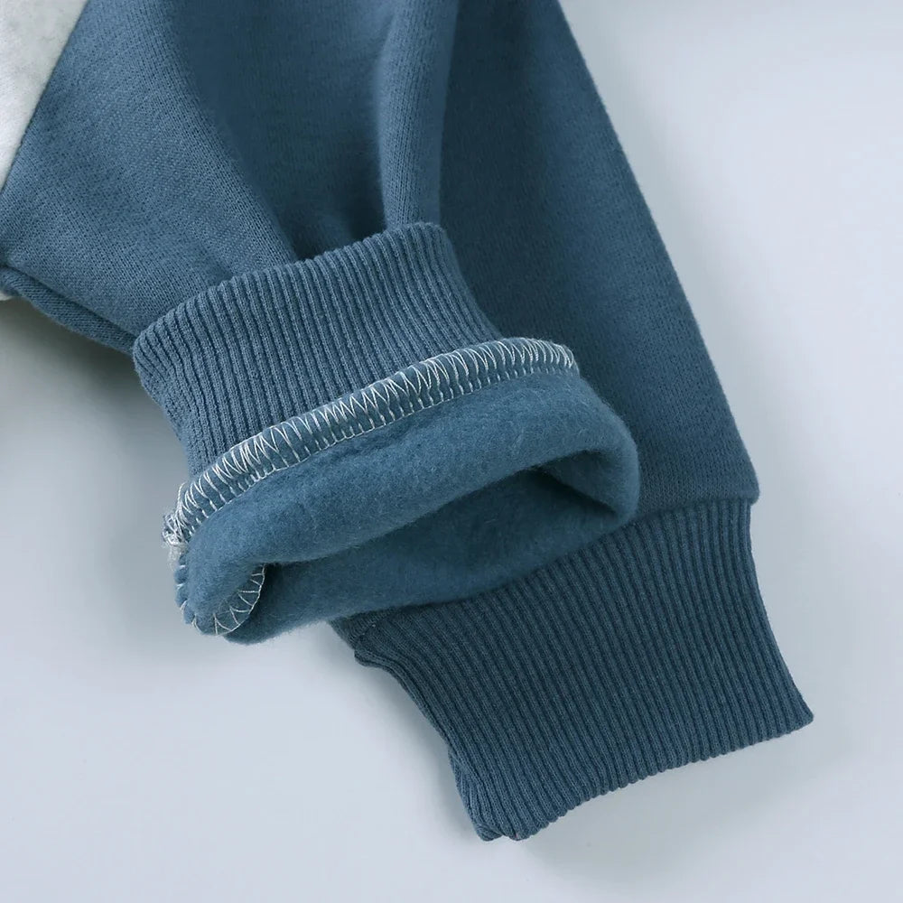 2025 Newborn Baby Romper Warm Clothes Winter Thicken Fleece Hooded Bear Onesie Toddler Boy Girl Jumpsuits Infant Pajamas