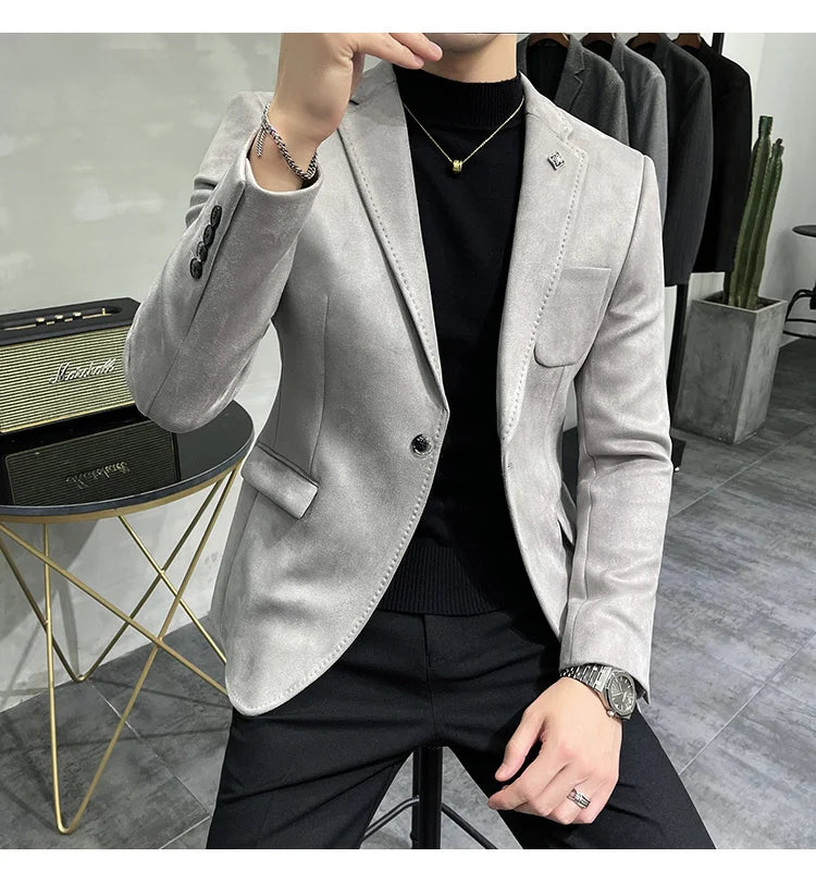 Veste blazer Cuir de daim