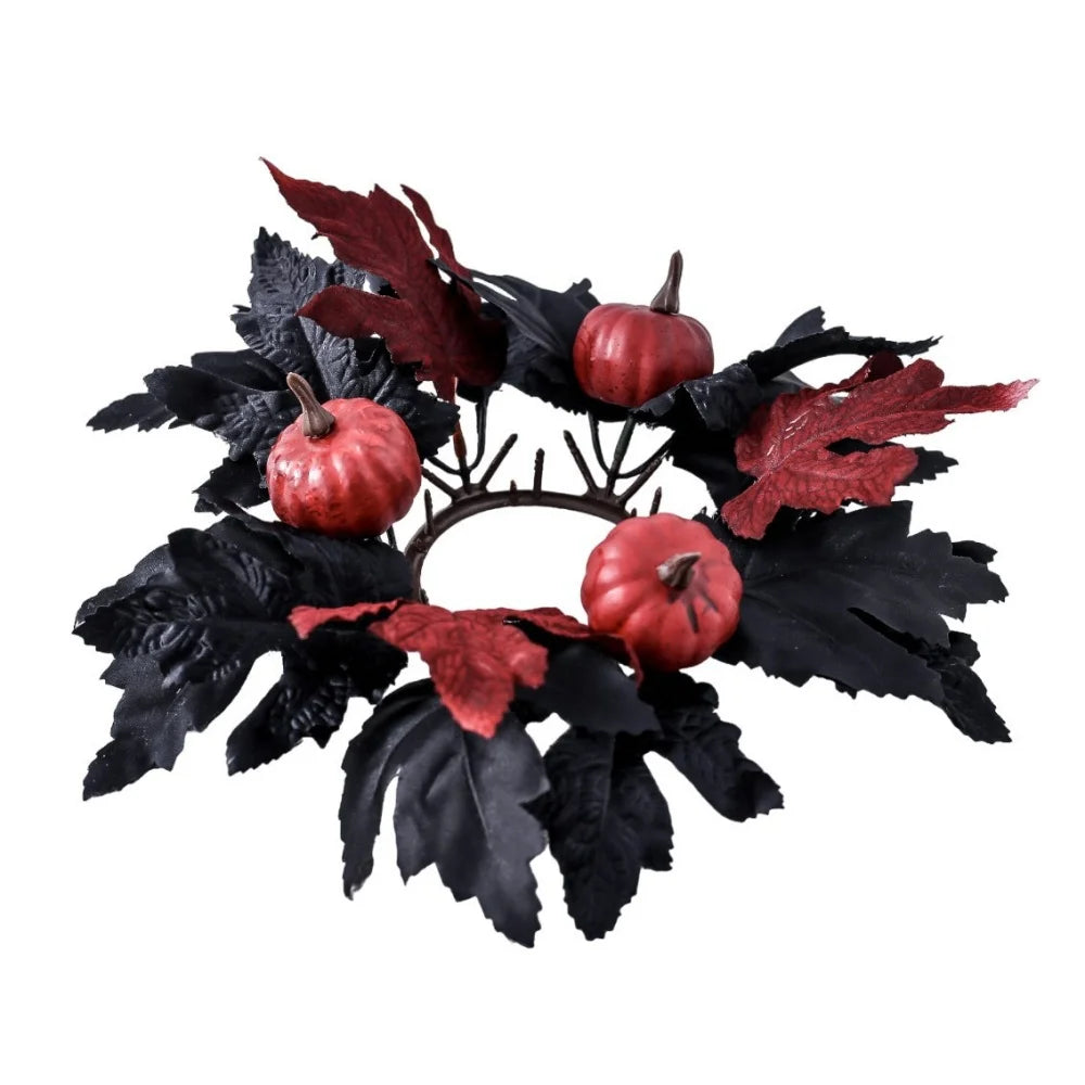 Berry Harvest Wreath Exquisite Workmanship Autumn Floral Wreath Maple Pumpkin Wreath High Quality Thanksgiving Day Decoration