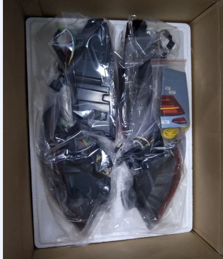 Pair Of Car Tail Light Assembly For Volkswagen VW Golf 7 mk7 Golf 7.5 mk7.5 2013 2014 - 2020 LED Brake Flowing Water Flicker